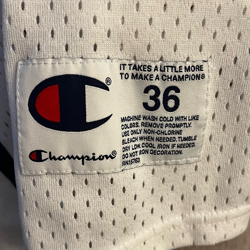 Champion jersey! Like new condition. Only wore it once.